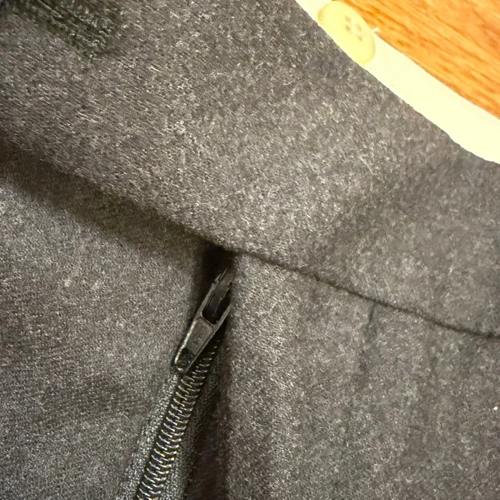 Paul Stuart Dress Pants Fits Mens 30x30 Gray Super 120s Wool Pleated Cuffed